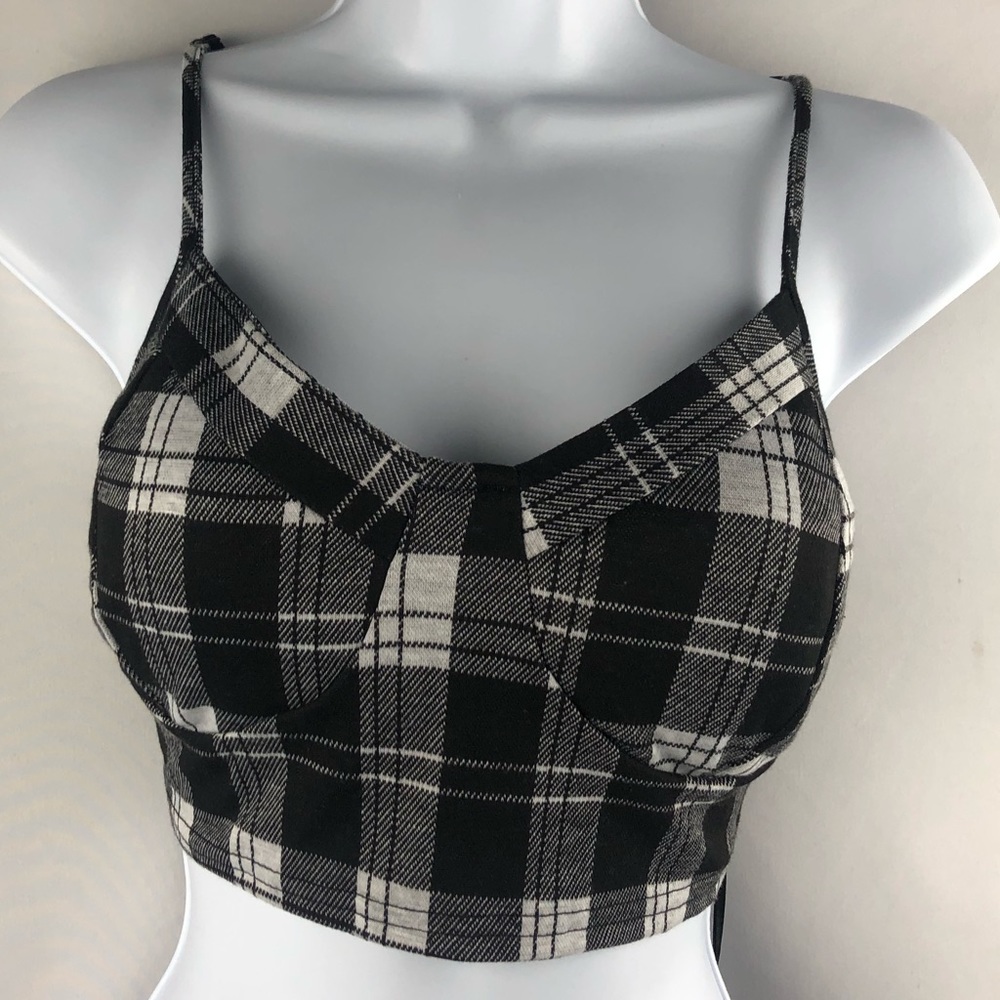 Plaid Crop Top
